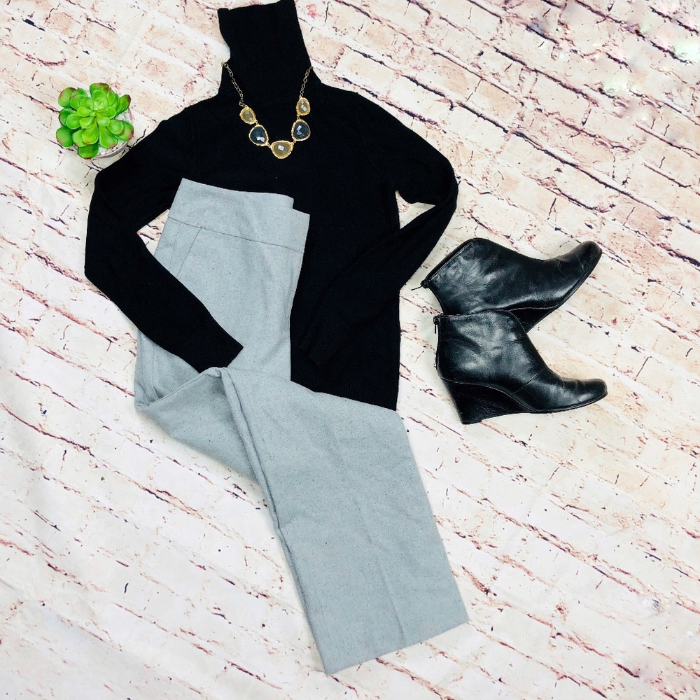 NWT Ann Taylor Factory Wool Blend Gray Trouser